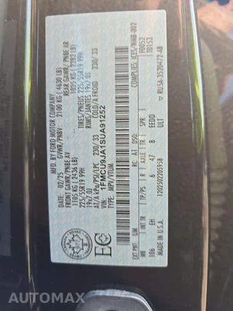 2025 Ford Escape Platinum - miniatura 2