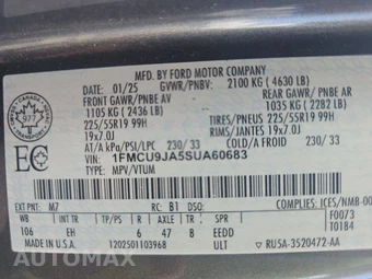 2025 Ford Escape Platinum - miniatura 14