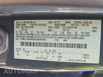2025 Ford Escape Platinum - miniatura 21