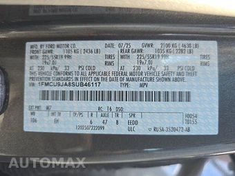 2025 Ford Escape Platinum - miniatura 15