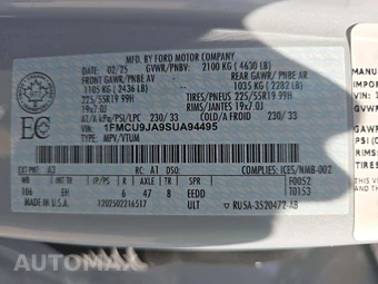 2025 Ford Escape Platinum – miniatura 2