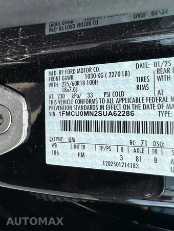 2025 Ford Escape ST-Line - miniatura 26