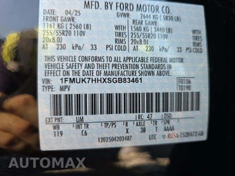 2025 Ford Explorer Platinum - miniatura 5