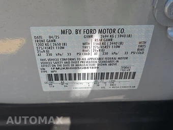 2025 Ford Explorer Platinum - miniatura 15