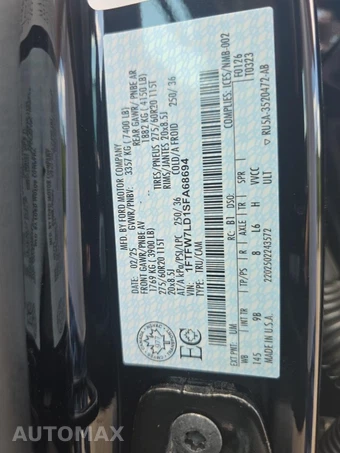 2025 Ford F-150 Hybrid Platinum Crew Cab Medium Bed - miniatura 18
