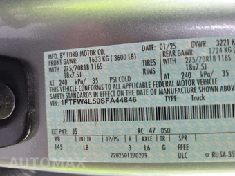 2025 Ford F-150 Tremor Crew Cab Short Bed - miniatura 2