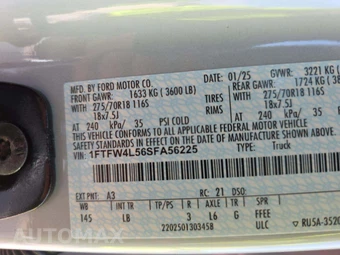 2025 Ford F-150 Tremor Crew Cab Short Bed - miniatura 2