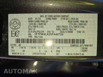 2025 Ford F-150 Tremor Crew Cab Short Bed - miniatura 2