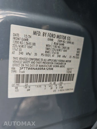 2025 Ford Maverick Tremor Crew Cab Short Bed - miniatura 21