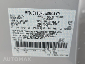 2025 Ford Maverick XLT Crew Cab Short Bed - miniatura 14