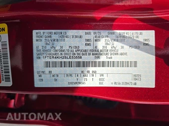 2025 Ford Ranger LARIAT Crew Cab Medium Bed - miniatura 2
