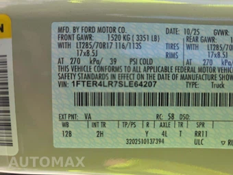 2025 Ford Ranger Raptor Crew Cab Medium Bed - miniatura 2