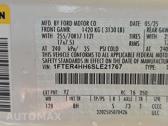 2025 Ford Ranger XLT Crew Cab Medium Bed - miniatura 14