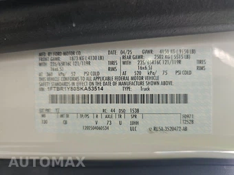 2025 Ford Transit 250 Cargo Van Low Roof 130.0" WB - miniatura 15