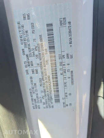2025 Ford Transit 250 Cargo Van Low Roof 130.0" WB - miniatura 11