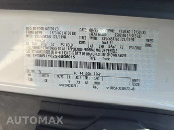 2025 Ford Transit 250 Cargo Van Low Roof 130.0" WB - miniatura 13