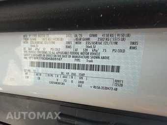 2025 Ford Transit 250 Cargo Van Low Roof 130.0" WB - miniatura 14