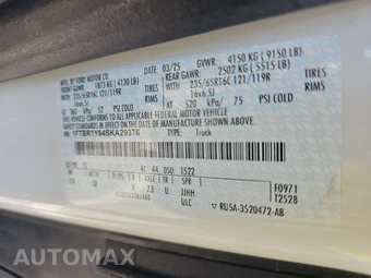 2025 Ford Transit 250 Cargo Van Low Roof 130.0" WB - miniatura 13