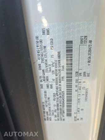2025 Ford Transit 250 Cargo Van Low Roof 130.0" WB - miniatura 13