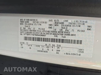 2025 Ford Transit 250 Cargo Van Low Roof 130.0" WB - miniatura 14