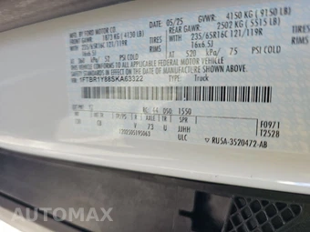 2025 Ford Transit 250 Cargo Van Low Roof 130.0" WB - miniatura 13
