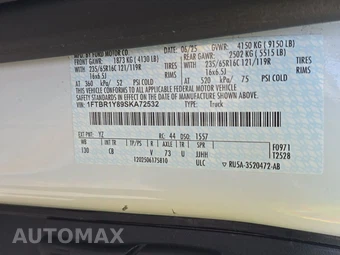 2025 Ford Transit 250 Cargo Van Low Roof 130.0" WB - miniatura 13