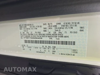 2025 Ford Transit 250 Cargo Van Low Roof 130.0" WB - miniatura 13