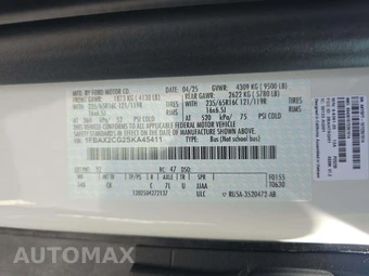 2025 Ford Transit Passenger Van XLT Medium Roof 148.0" WB - miniatura 5