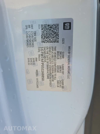2025 GMC Savana 2500 Cargo Van 1WT 135.0" WB - miniatura 13