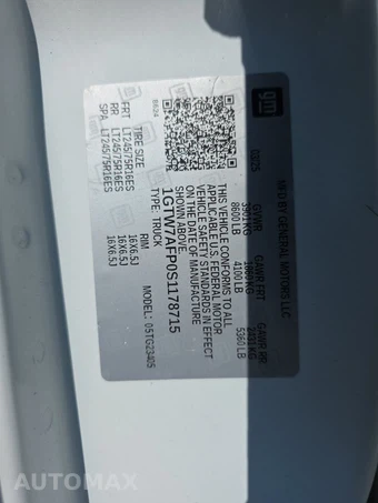 2025 GMC Savana 2500 Cargo Van 1WT 135.0" WB - miniatura 13