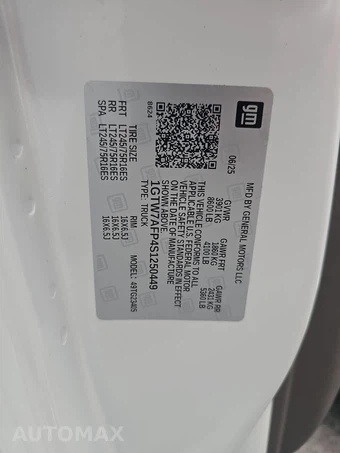 2025 GMC Savana 2500 Cargo Van 1WT 135.0" WB - miniatura 13