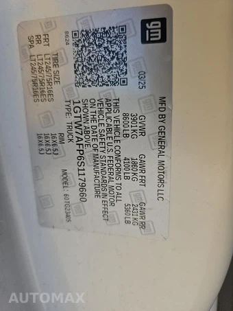 2025 GMC Savana 2500 Cargo Van 1WT 135.0" WB - miniatura 13