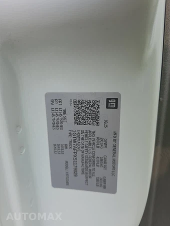 2025 GMC Savana 2500 Cargo Van 1WT 135.0" WB - miniatura 13