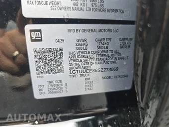 2025 GMC Sierra 1500 AT4 Crew Cab Short Bed 4SB - miniatura 17