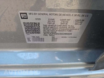 2025 GMC Sierra 1500 AT4X Crew Cab Short Bed 4SG - miniatura 2