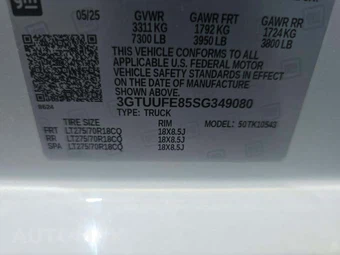 2025 GMC Sierra 1500 AT4X Crew Cab Short Bed 4SG - miniatura 2