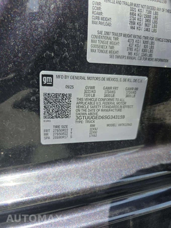 2025 GMC Sierra 1500 Denali Crew Cab Short Bed 5SA - miniatura 5