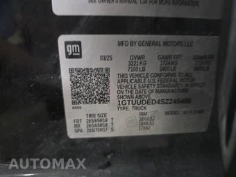 2025 GMC Sierra 1500 SLT Crew Cab Short Bed 4SA - miniatura 11