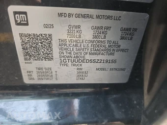 2025 GMC Sierra 1500 SLT Crew Cab Short Bed 4SA - miniatura 14
