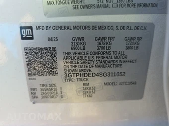 2025 GMC Sierra 1500 SLT Crew Cab Short Bed 4SA - miniatura 14