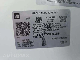 2025 GMC Sierra 2500HD AT4X Crew Cab Medium Bed 4SG - miniatura 6
