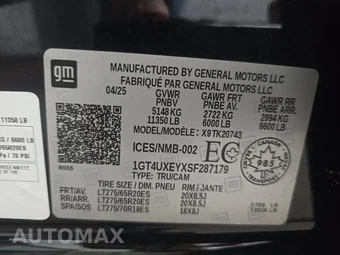 2025 GMC Sierra 2500HD Denali Ultimate Crew Cab Medium Bed 5SB - miniatura 14