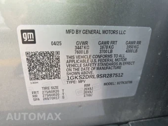 2025 GMC Yukon Denali 5SA - miniatura 15