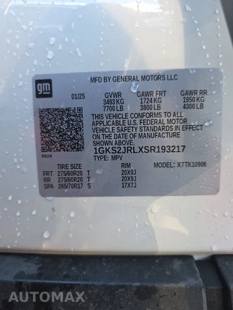2025 GMC Yukon XL Denali 5SA - miniatura 15