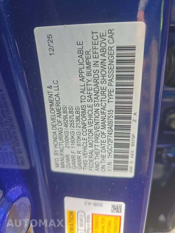 2025 Honda Accord Hybrid Sport-L - miniatura 2