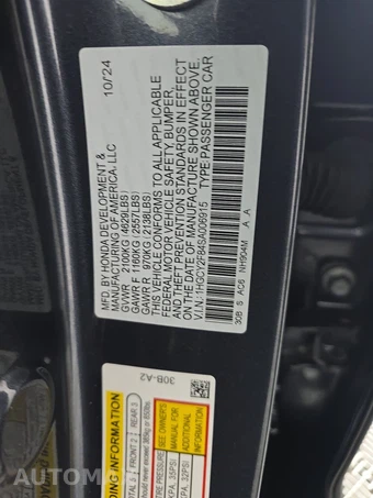 2025 Honda Accord Hybrid Touring - miniatura 14