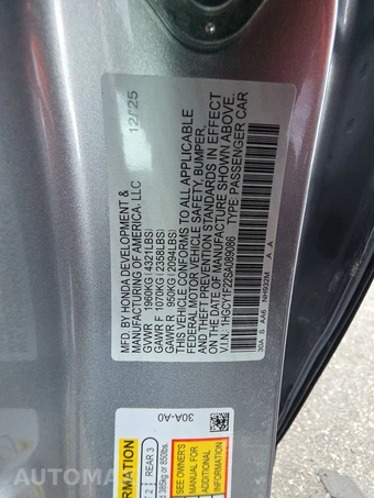 2025 Honda Accord Sedan LX - miniatura 14