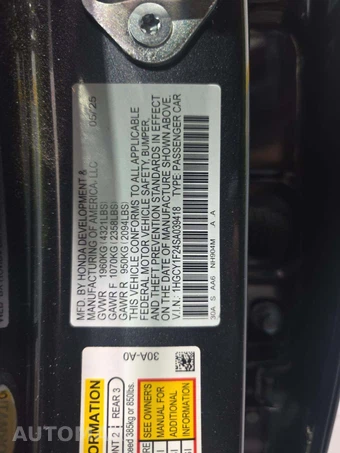 2025 Honda Accord Sedan LX - miniatura 5