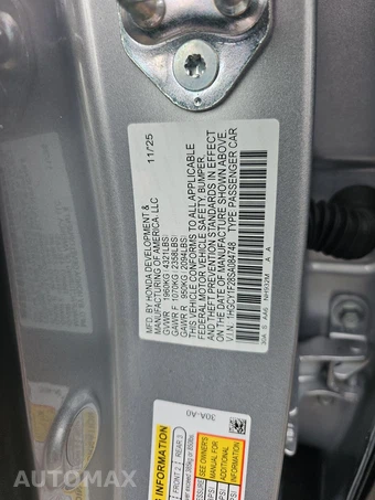 2025 Honda Accord Sedan LX - miniatura 14