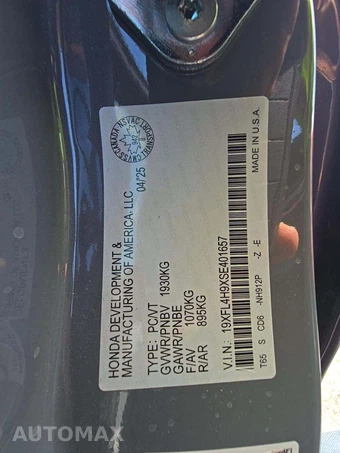 2025 Honda Civic Hatchback Hybrid Sport Touring - miniatura 5